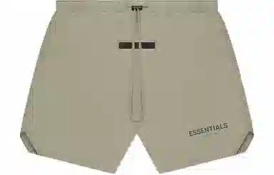 Fear of God Essentials FW21 Volley Short Pistachio Logo