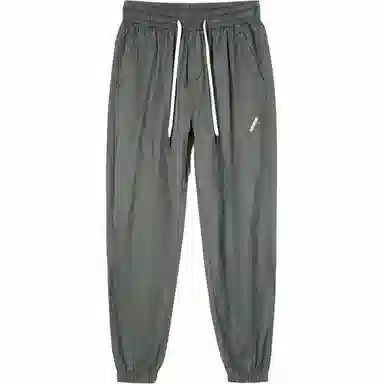 大白鲨 松紧腰宽松百搭长裤束脚运动休闲裤 男款
