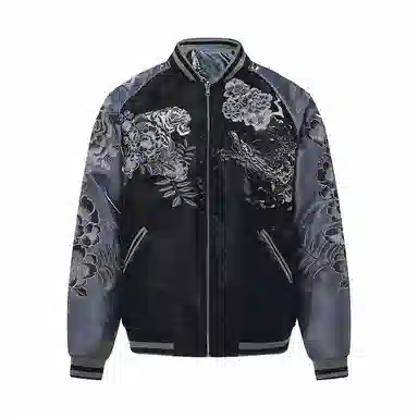 Sanshengliubu Reversible Bomber Jacket