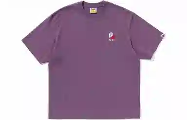 A BATHING APE Logo Crewneck T-Shirt