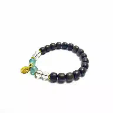 耳玺 小众清新个性百搭低调创意重视素雅桶型文玩盘玩中式复古国风 贡木 手串 男女同款情侣款