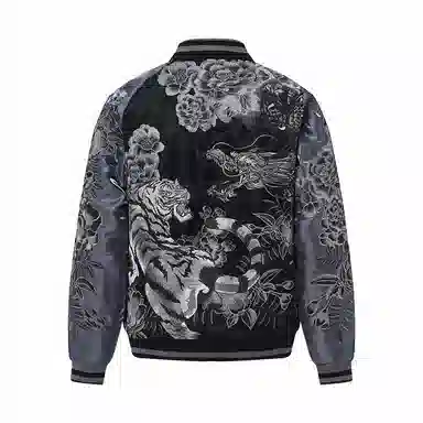 Sanshengliubu Reversible Bomber Jacket