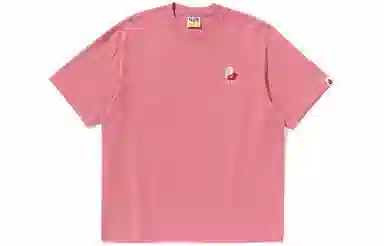 A BATHING APE Logo Crewneck T-Shirt