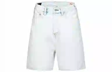 EVISU Denim Shorts White