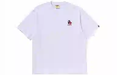 A BATHING APE Logo Crewneck T-Shirt