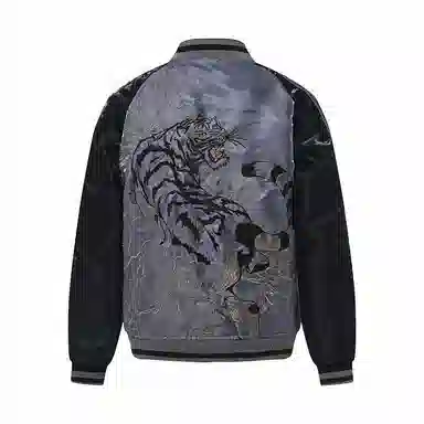 Sanshengliubu Reversible Bomber Jacket