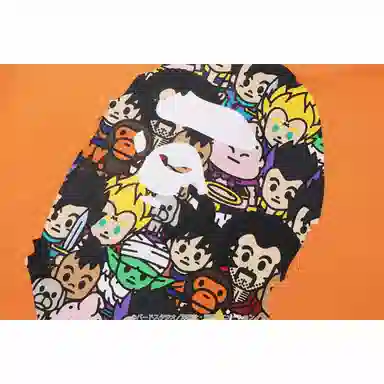 A BATHING APE x DRAGON Ball Z Ape Head Tee
