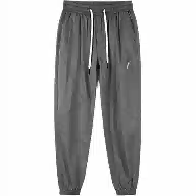 大白鲨 松紧腰宽松百搭长裤束脚运动休闲裤 男款