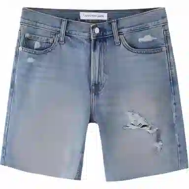 Calvin Klein Denim Shorts Light Blue