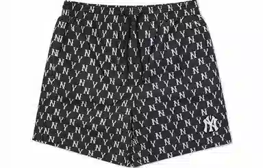 MLB Logo Retro Shorts Black