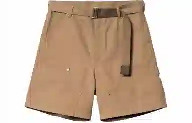 Sacai x Carhartt WIP Brown Shorts