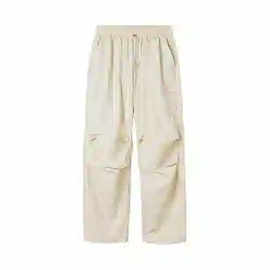 【dme】 美式潮流纯色山系户外休闲舒适耐磨透气百搭宽松中腰时尚直筒工装裤 男女同款