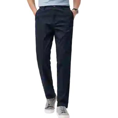 红豆 凉感棉质挺括舒适轻薄长裤西裤休闲裤 男款