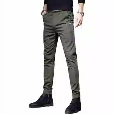 贵色 修身时尚都市纯色西装裤 男款