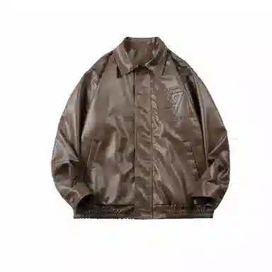 玉儿恋 宽松翻领拉链棉服 男款