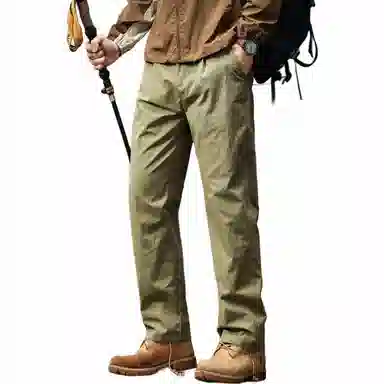 格蓝鹿 薄款垂感慵懒潮牌宽松透气凉感直筒休闲裤英伦美式版型天花板户外速干透气工装裤 男女同款