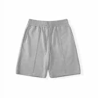 我是大卫 薄款运动篮球美式宽松五分休闲短裤 男款 浅灰色