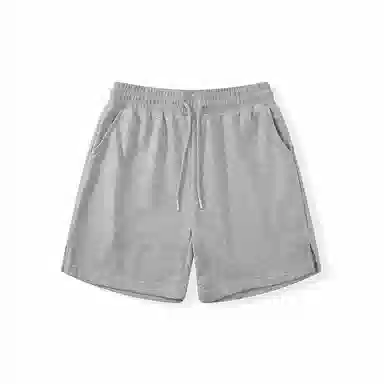 我是大卫 运动美式纯色宽松直筒休闲短裤 男款 灰色