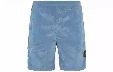 Stone Island Shorts Light Blue