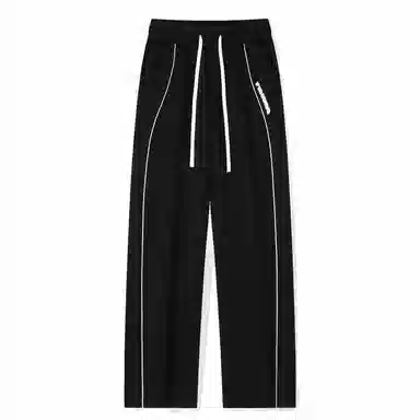 FIDO DIDO Logo Striped Lounge Pants