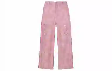 IMXS Vintage Washed Split Casual Pants Dusty Pink
