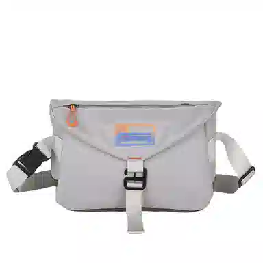 恒源祥 日系工装通勤百搭休闲 尼龙布 轻便小方包手机包户外潮单肩斜挎包 常规 男女同款情侣款 黑色