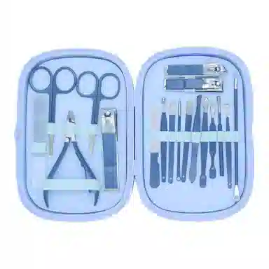 馨枕居 美甲去死皮耳勺指甲刀套装 家用修甲