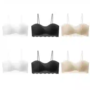 俞兆林 聚拢小胸显大无痕防外扩无钢圈提拉收副乳防下垂文胸 女款 组合装