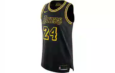 Nike NBA Lakers City Edition Kobe Bryant Authentic Jersey Black