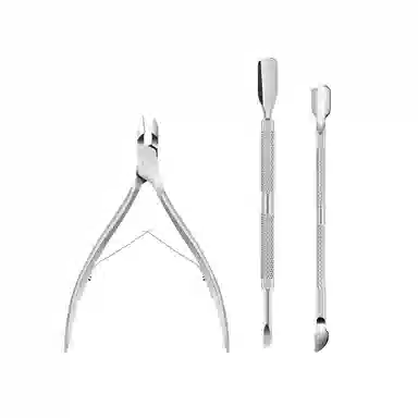 馨枕居 不锈钢三件套美甲工具 去死皮