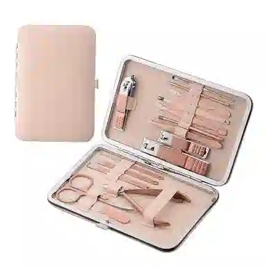 馨枕居 玫瑰金指甲剪套装 美甲工具