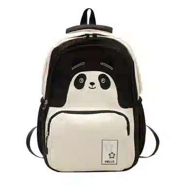 恒源祥 可爱熊猫学生 尼龙 双肩包 女款 多色