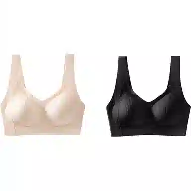 俞兆林 透气无痕小胸聚拢上托防下垂软支撑无钢圈收副乳文胸 女款 组合装