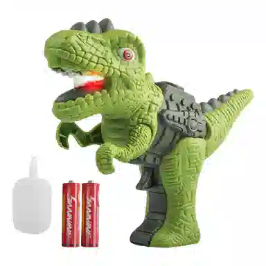 咕轹 恐龙喷雾枪 仿真霸王三角龙模型 玩具