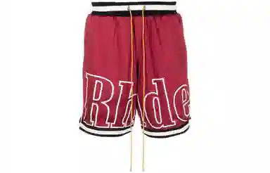 RHODE SS22 Logo Print Shorts Red