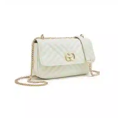 老人头 时尚高级感气质菱格通勤百搭 合成革 斜挎单肩包 女款 多色