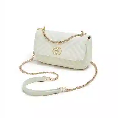 老人头 时尚高级感气质菱格通勤百搭 合成革 斜挎单肩包 女款 多色