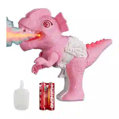 咕轹 恐龙喷雾枪 仿真霸王三角龙模型 玩具