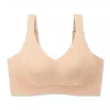 润微 薄款无痕大胸显小提拉透气不闷收副乳防下垂文胸 女款