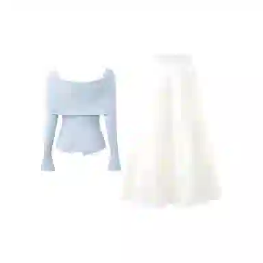 木清清 法式简约气质长袖时尚裙装套装 女款