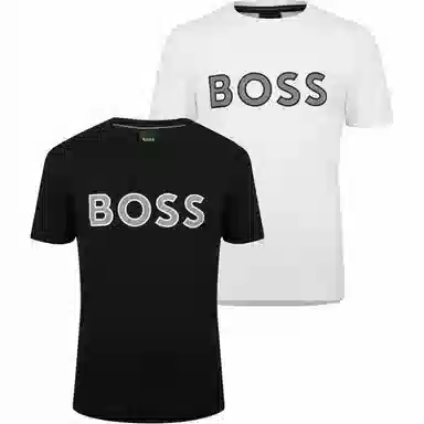 HUGO BOSS Logo Crew Neck T-Shirt 2-Pack