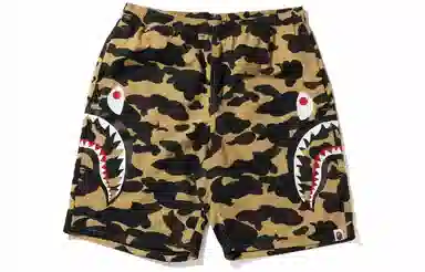 A BATHING APE Shark Camo Shorts