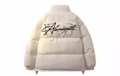 SUNSETMONENT Lightning Letter Puffer Jacket