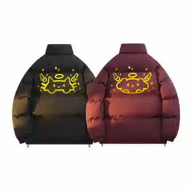 ROBINHOOD Retro American Streetwear Puffer Jacket