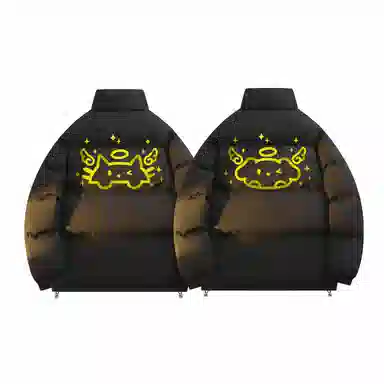 ROBINHOOD Retro American Streetwear Puffer Jacket