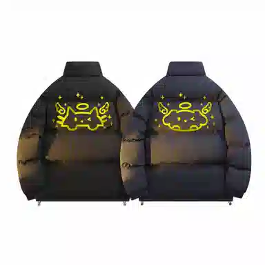 ROBINHOOD Retro American Streetwear Puffer Jacket