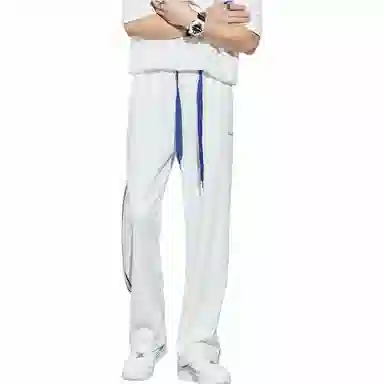 隐狼世家 条纹直筒休闲裤 男款