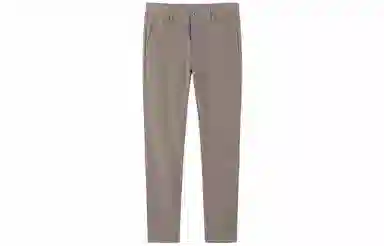 才子 简约纯色中腰直筒休闲裤 男款