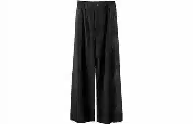 Huànxiàngzhě Original Design Wide-Leg Pants Black