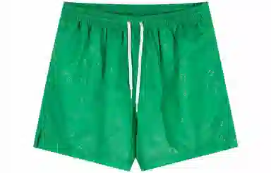 GCDS Logo Shorts Fluorescent Green